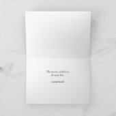 Verlies van Cockapoo Rainbow Sympathie Card Feestdagen Kaart (Binnen)