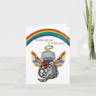 Verlies van condoleances sympathie Wenskaart Kaart