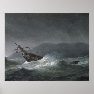 Verlies van de Blanche, van Abrevack, 4 maart 1807 Poster