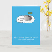 Verlies van de sympathie van Pet Chinchilla Kaart (Gele Bloem)