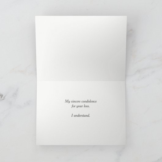 Verlies van de sympathiekaart van Cavalier King Ch Feestdagen Kaart (Binnen)