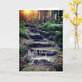 Verlies van de sympathiekaart van de echtgenoot kaart (Gele Bloem)