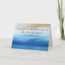 Verlies van de Twin Sympathy Card Kaart