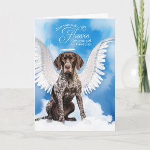 Verlies van Duitse Korthaar Pointer Dog Pet Sympat Kaart