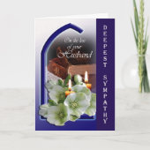 Verlies van echtgenoot - Condoleances voor uw verl Kaart (Voorkant)