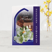 Verlies van echtgenoot - Condoleances voor uw verl Kaart (Gele Bloem)