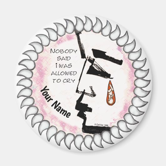 verlies van een baby-magneet magneet (Voorkant)