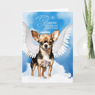 Verlies van een Black Tan Smooth Chihuahua Pet Sym Kaart