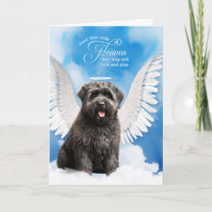 Verlies van een Bouvier de Flandres Dog Pet Sympat Kaart