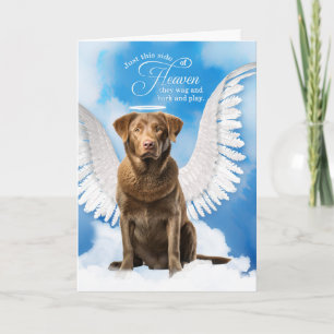 Verlies van een Chesapeake Bay Retriever Pet Sympa Kaart