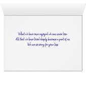 Verlies van een Dog Sympathiekaart (Binenzijde Horizontaal (Onderkant))