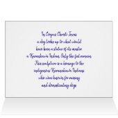 Verlies van een Dog Sympathiekaart (Binnen Horizontaal (Boven))