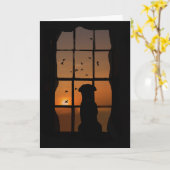 Verlies van een Dog Sympathiekaart Kaart (Gele Bloem)