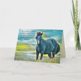 Verlies van een geliefd paard Aangepaste sympathie Kaart