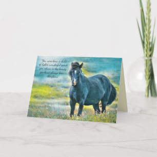 Verlies van een geliefd paard Aangepaste sympathie Kaart