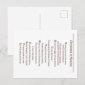 Verlies van een Geliefde Ansichtkaart Briefkaart (Voorkant / Achterkant)