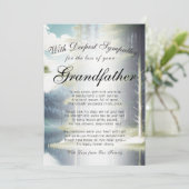 Verlies van een grootvader Memorial Kaart (Staand voorkant)