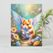 Verlies van een Hamster Sympathie Card (Staand voorkant)