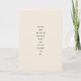 Verlies van een hond kaart