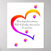 Verlies van een huisdier condoleance rouwkaart poster (Voorkant)