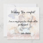 Verlies van een huisdier  Hondkaart Kaart (Achterkant)