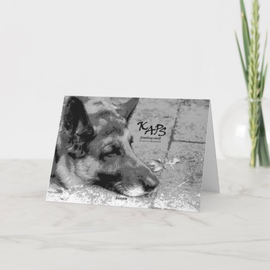 Verlies van een huisdier kaart (Achterkant)