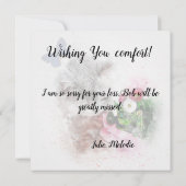 Verlies van een Huisdier Kat Kaart (Achterkant)