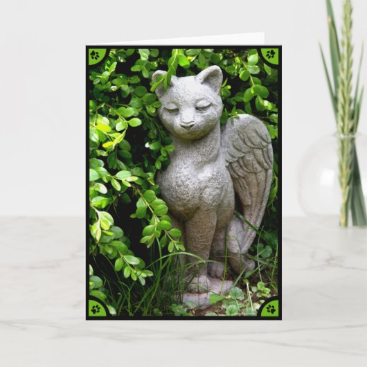 "Verlies van een kat" Sympathiekaart Kaart (Voorkant)