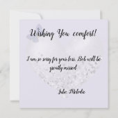 Verlies van een Pet Dog Kaart (Achterkant)