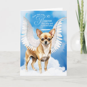 Verlies van een Tan Smooth Coat Chihuahua Pet Symp Kaart