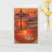 Verlies van een vaders sympathie Zonnedoorsnede Kaart (Gele Bloem)