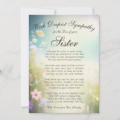 Verlies van een zustermonument kaart (Voorkant)