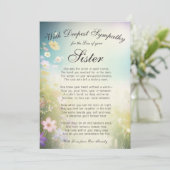 Verlies van een zustermonument kaart (Staand voorkant)