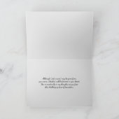 Verlies van eetkat (Siamese) Aangepast sympathie Kaart (Binnen)