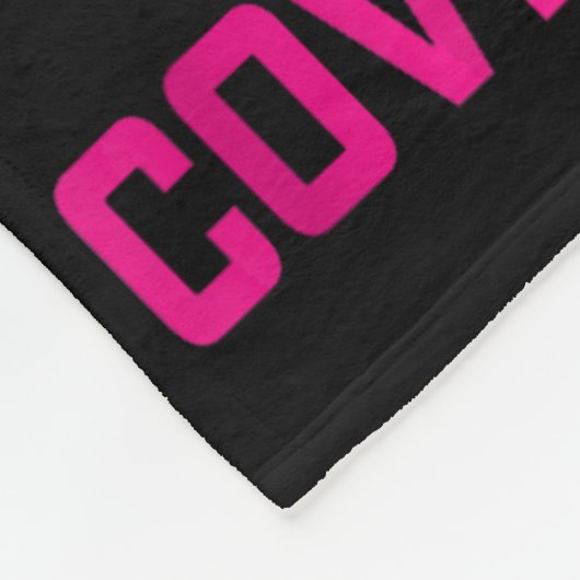 Verlies van geliefde tante Borstkanker Bewustzijn  Fleece Deken (Hoek)