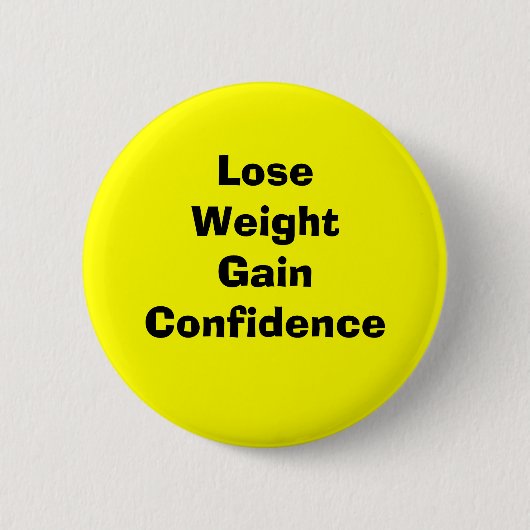 Verlies van gewichtstoename ronde button 5,7 cm (Voorkant)