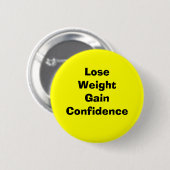 Verlies van gewichtstoename ronde button 5,7 cm (Voorkant /achterkant)