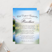 Verlies van het Brother Memorial Kaart (Voorkant / Achterkant in situ)