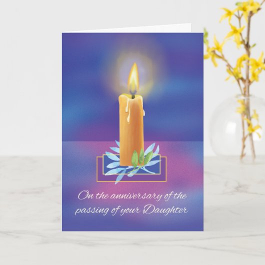 Verlies van het Jubileum van de dochter Religious  Kaart (Gele Bloem)