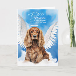Verlies van hond Cocker Spaniel Pet Sympathy Kaart