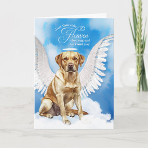 Verlies van hond Gele Labrador Retriever Huisdier Kaart