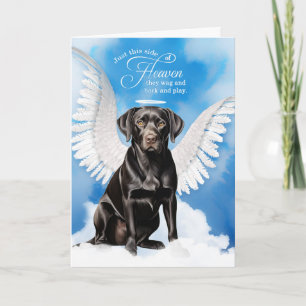 Verlies van hond Zwarte Labrador Retriever Huisdie Kaart