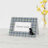 Verlies van hondensympathie met Plaid-Lijst Kaart (Gele Bloem)