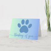 Verlies van huisdier denken aan je kaart (Voorkant)