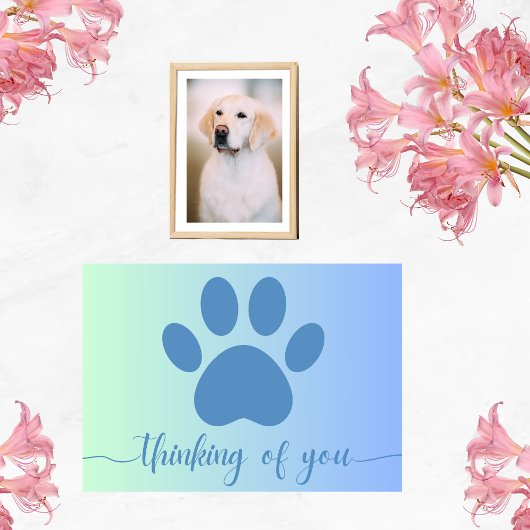 Verlies van huisdier denken aan je kaart