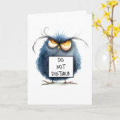 Verlies van huisdier heeft pauze nodig Alleen tijd Kaart (Gele Bloem)