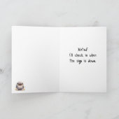 Verlies van huisdier heeft pauze nodig Alleen tijd Kaart (Binnen)