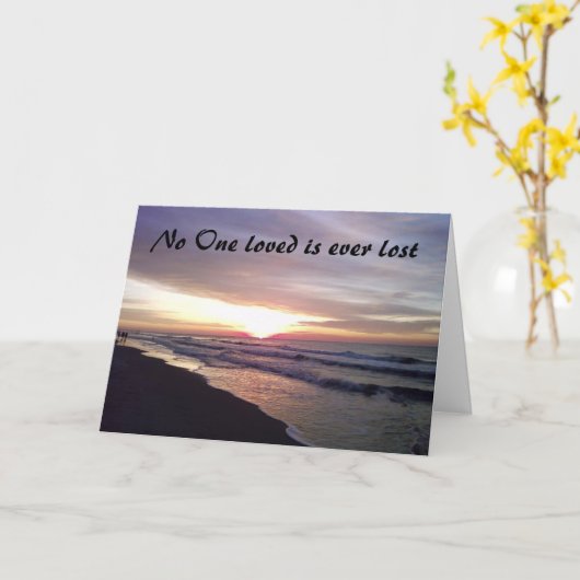 VERLIES VAN JE MOEDER KAART (Gele Bloem)