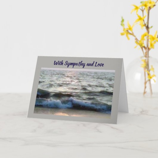 *** VERLIES VAN JE MOEDER *** LIEFDE EN SYMPATHIE KAART (Gele Bloem)