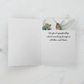 Verlies van je vrouw diepste sympathie kaart (Binnen)